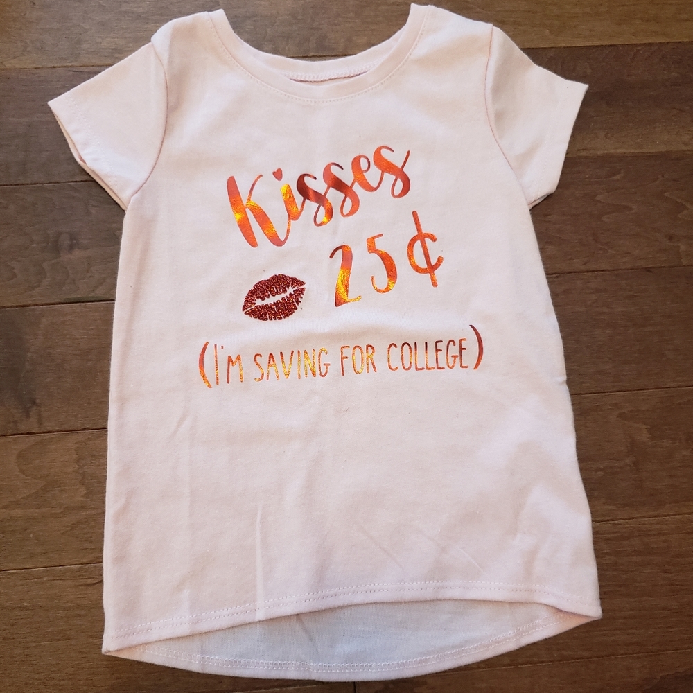 Pink 2T Valentine's shirt